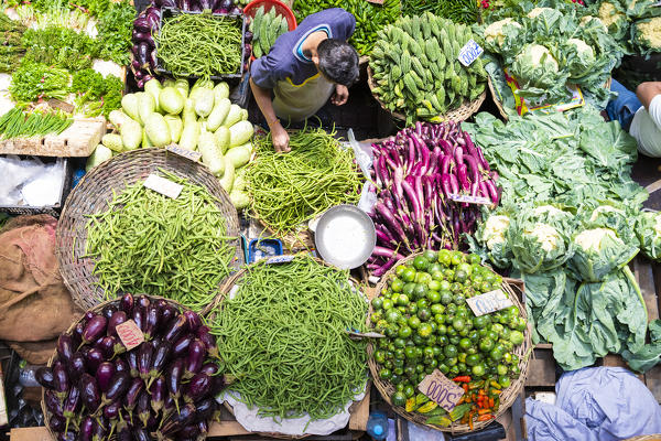 The Central market of Port Louis city. Port Louis district, Mauritius, Africa