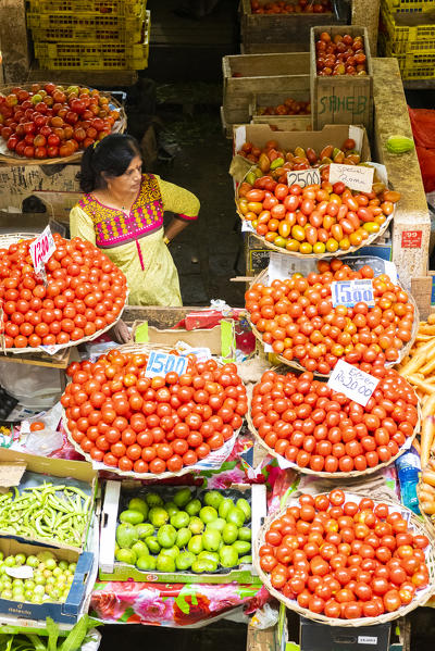 The Central market of Port Louis city. Port Louis district, Mauritius, Africa