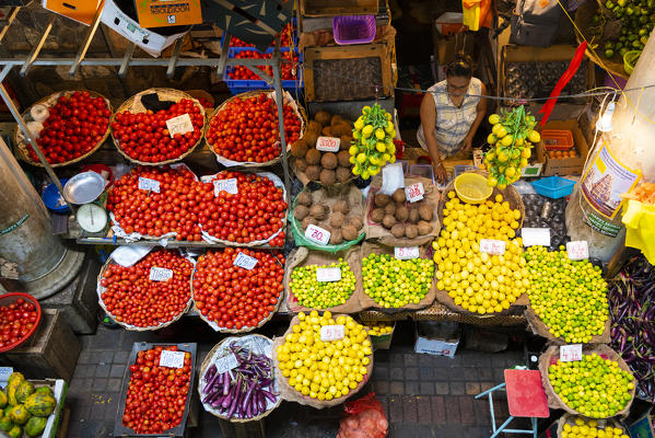 The Central market of Port Louis city. Port Louis district, Mauritius, Africa