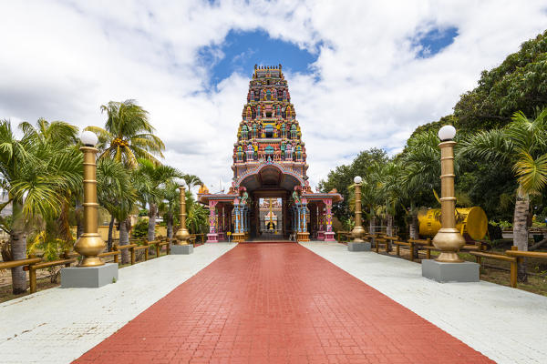 The hindu Kaylasson temple, Port Louis, Port Louis district, Mauritius, Africa