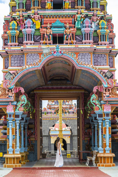 The hindu Kaylasson temple, Port Louis, Port Louis district, Mauritius, Africa