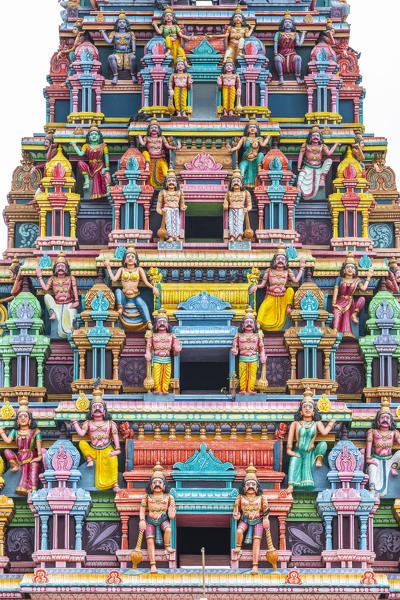 The hindu Kaylasson temple, Port Louis, Port Louis district, Mauritius, Africa