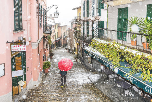 Bellagio, lake Como, Como, Lombardy, Italy. (MR)