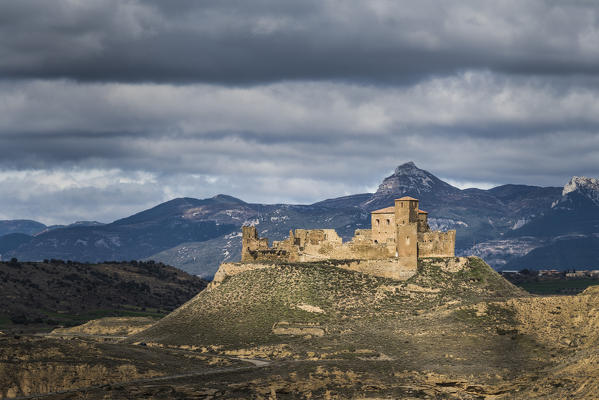 Montearagon castle, Huesca, Aragon, Spain, Europe