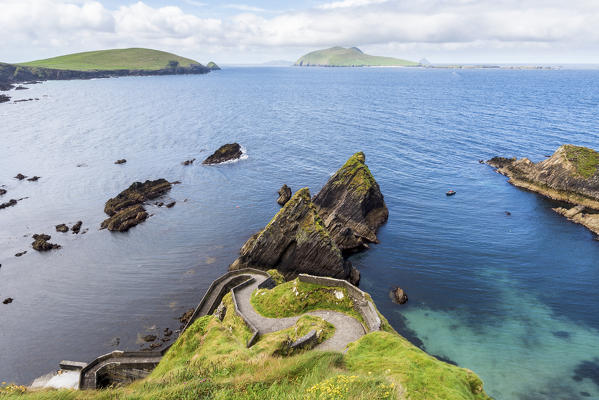 Dunquin pier, Dingle peninsula, County Kerry, Munster province, Ireland, Europe.