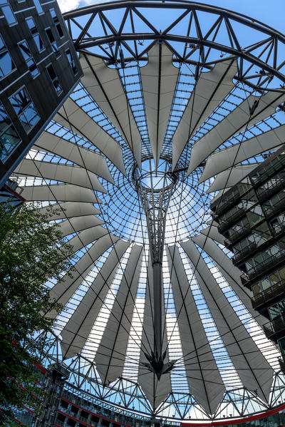 Sony Center in Postdammer Platz in Berlin, Germany, Europe