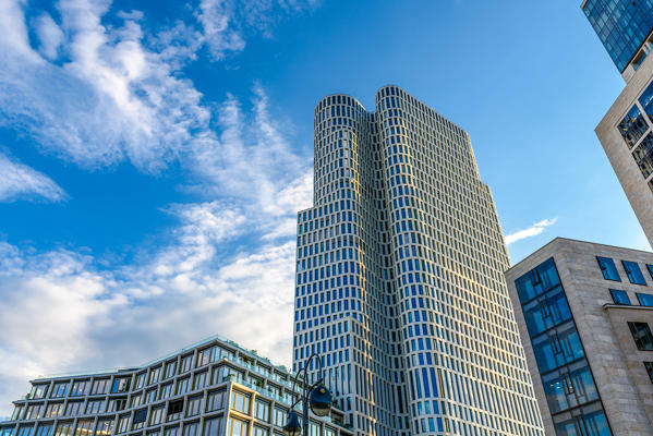 Modern buildings in Kantstrasse and Kurfurstendamm, Berlin, Germany