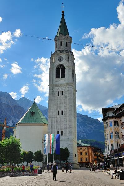 Cortina d'Ampezzo, Dolomite Alps, Province of Belluno, Veneto Region, Italy