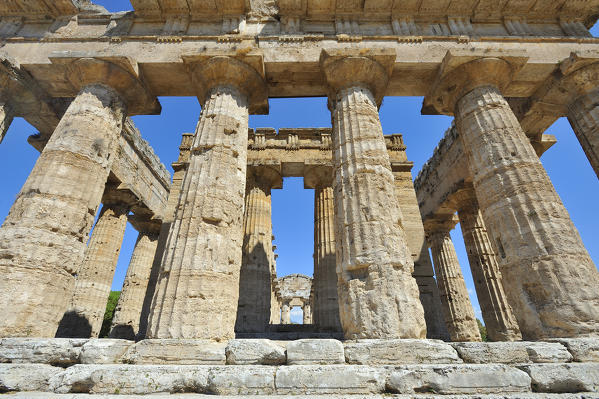 Athena Temple in Paestum,Province of Salerno,Campania,Italy