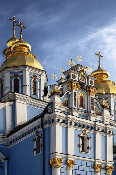 St Michael's monastery with golden domes, Kiev, Ukraine, eastern europe, europe