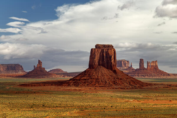 The Mittens Butte in Monument Valley, Arizona, Utah, USA