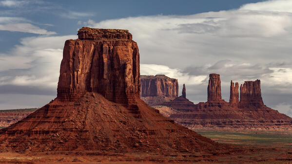 The Mittens Butte in Monument Valley, Arizona, Utah, USA