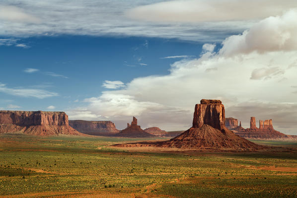 The Mittens Butte in Monument Valley, Arizona, Utah, USA