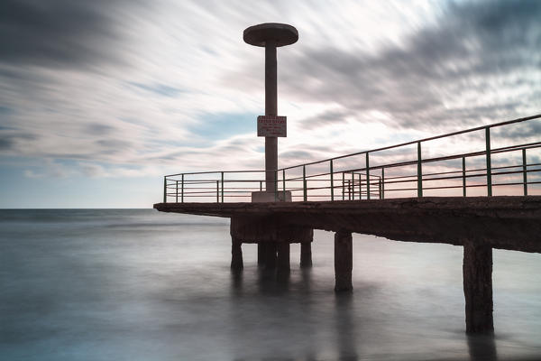 boardwalk, ostia, Rome, italy