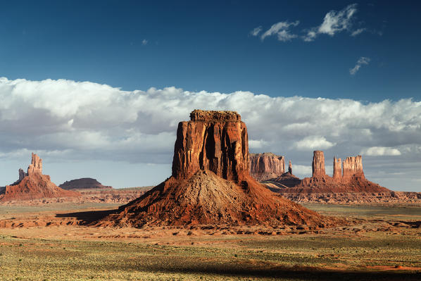 The Mittens Butte in Monument Valley, Arizona, Utah, USA