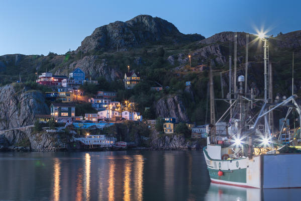 The historic and colorful Battery neighborhood in St. John’s,Newfoundland and Labrador, Canada