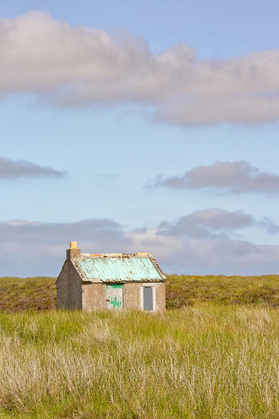 Empty house, Isle of Lewis, western scotland,United Kingdom