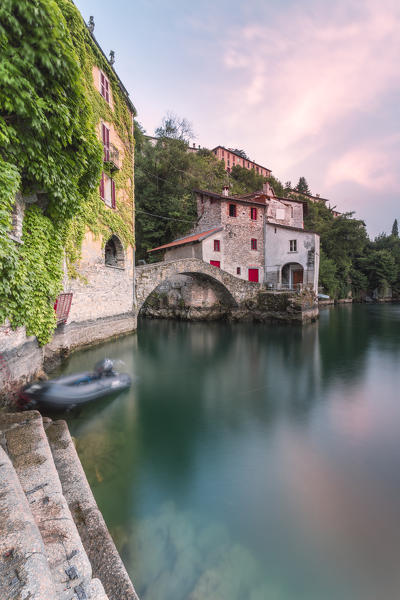 Horrid of Nesso, bridge of the Civera, Nesso, Como province, Lombardia, Italy