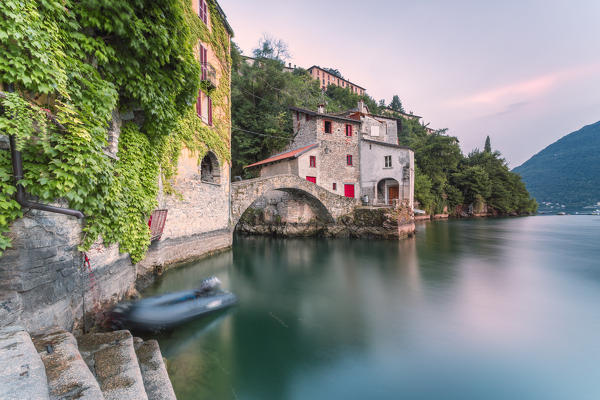 Horrid of Nesso, bridge of the Civera, Nesso, Como province, Lombardia, Italy
