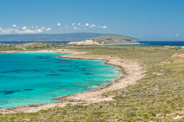 Tourquoise sea at Lefki beach, Elafonissos island, Laconia Region, Peloponnese, Greece