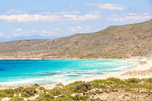 Mikros Simos beach, Elafonissos Island, Laconia Region, Peloponnese, Greece
