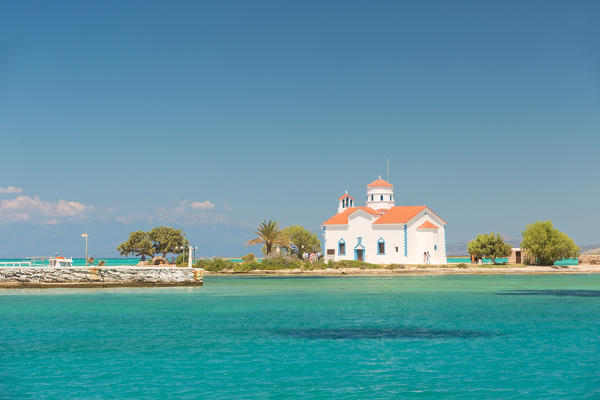 The orthodox church of St. Spyridon, Elafonissos, Laconia region, Peloponnese, Greece, Europe