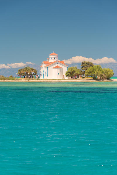 The orthodox church of St. Spyridon, Elafonissos, Laconia region, Peloponnese, Greece, Europe