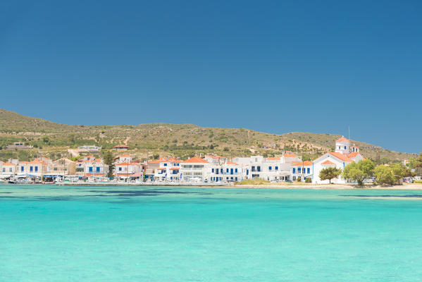 Typical houses of Elafonissos, Laconia region, Peloponnese, Greece, Europe