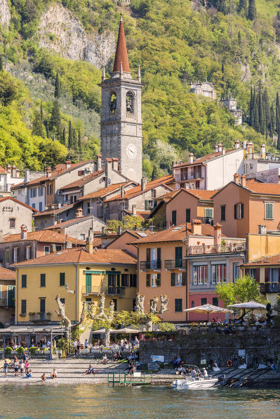 Picturesque village of Varenna, located on the eastern shore of Lake Como, Lecco province, Lombardy, Italy