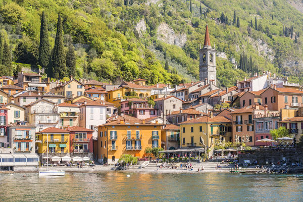 Picturesque village of Varenna, located on the eastern shore of Lake Como, Lecco province, Lombardy, Italy