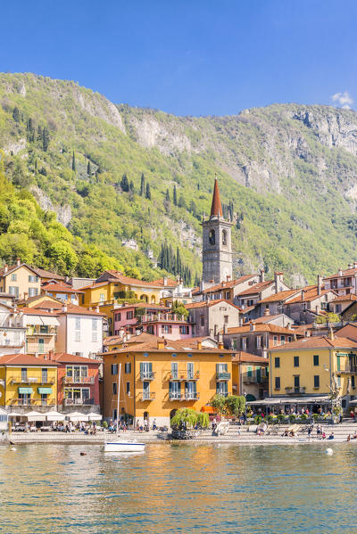 Picturesque village of Varenna, located on the eastern shore of Lake Como, Lecco province, Lombardy, Italy