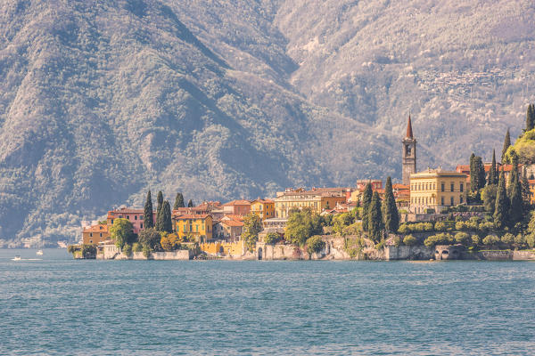 Picturesque village of Varenna, located on the eastern shore of Lake Como, Lecco province, Lombardy, Italy
