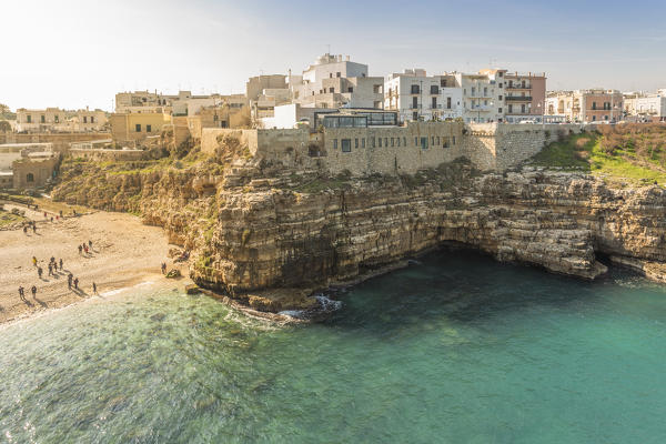 Lama Monachile also called Cala Porto, Polignano a Mare, Bari province, Apulia region, Italy