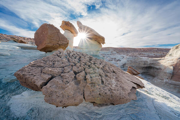 Hoodoos at Stud Horse Point, Page, Arizona, USA