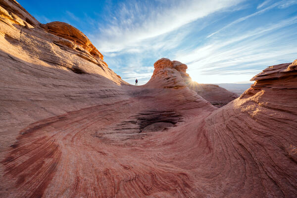 Sunset at the New Wave, Page, Arizona, USA