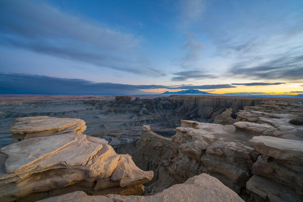 Moonscape Overlook, near Capitol Reef National Park, Hanksville, Utah, Usa