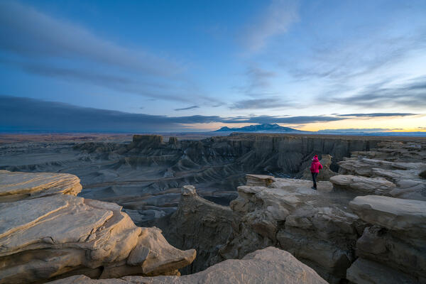 Moonscape Overlook, near Capitol Reef National Park, Hanksville, Utah, Usa