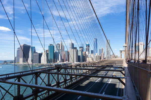 Brooklyn Bridge, New York, Usa