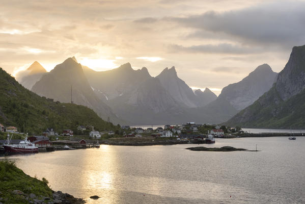 The Bay of Reine, Nordland county, Lofoten Islands, Northern Norway, Europe