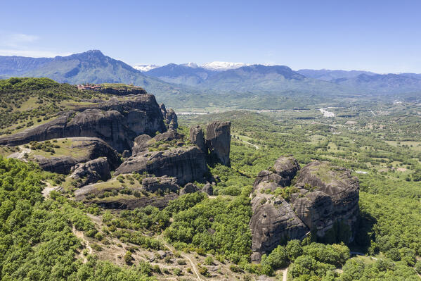 Meteora valley, Meteora, Kalabaka, Tessaglia, Greece