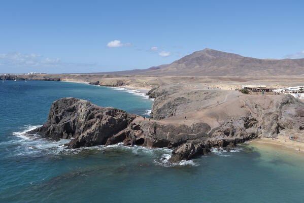 Bay of Papagayo Beach, Lanzarote, Canary Island, Spain, Europe