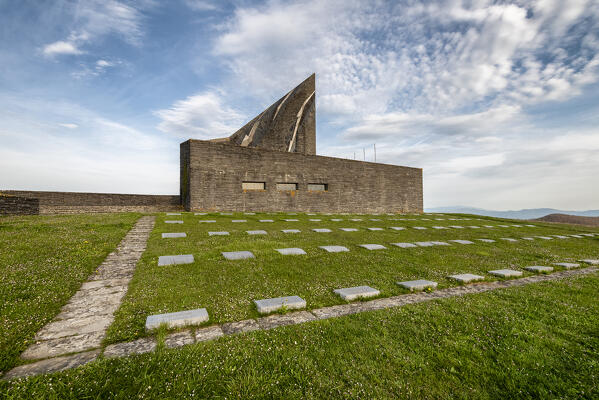 Futa German military cemetery at Futa Pass, Firenzuola, Florence province 