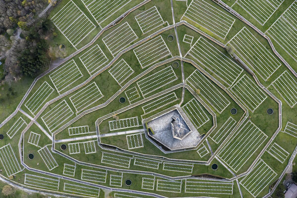 Futa German military cemetery at Futa Pass, Firenzuola, Florence province 