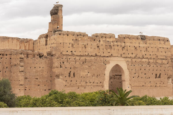 El Badi Palace in Marrakech, Marrakech-Safi, Morocco 