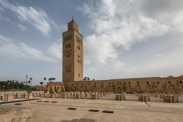The Mosque of Koutoubia in Marrakech, Marrakech-Safi, Morocco 