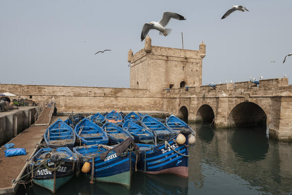 The port of Essaouira, Marrakech-Safi, Morocco