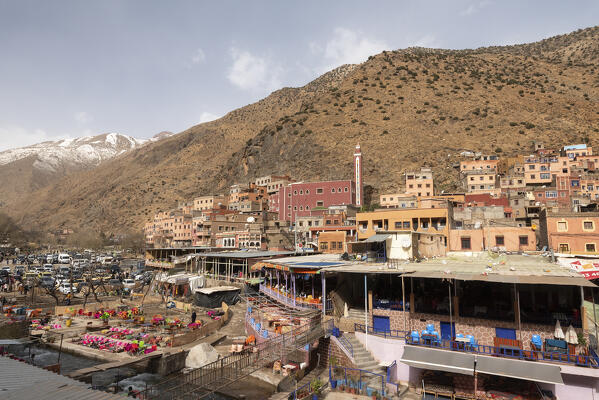 The small village of Sti Fadma in the mountains of Morocco, Morocco, Africa 