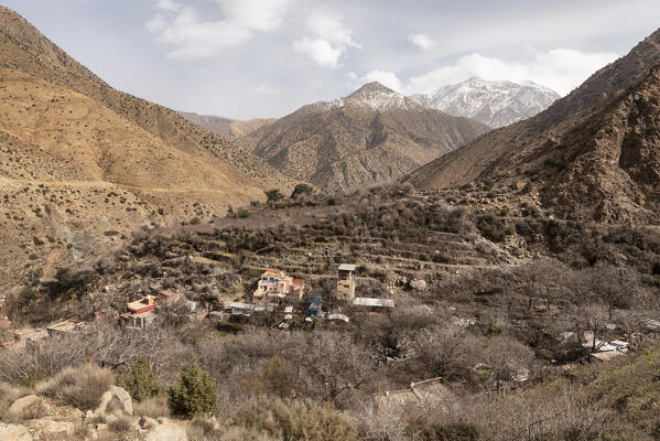 The small village of Sti Fadma in the mountains of Morocco, Morocco, Africa 
