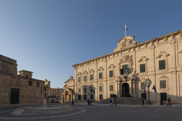 Auberge de Castile of La Valletta, Malta, Europe