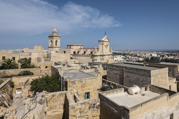 The cathedral of Rabat at Gozo Island, Malta, Europe